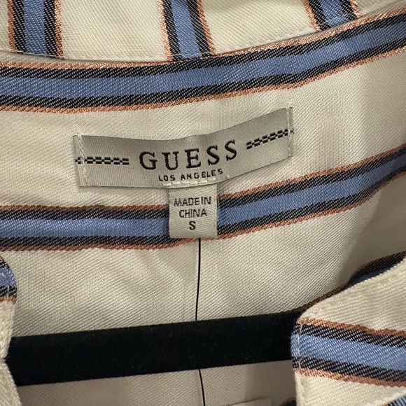 GUESS STRIPED SHIRT DRESS - Picture 6 of 9